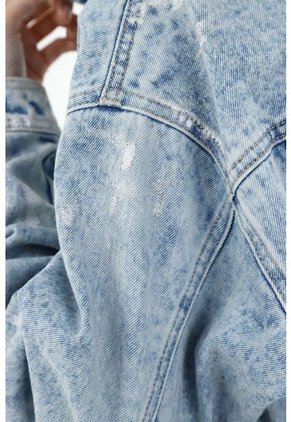 Tennis Chaqueta En Denim Azul Para Mujer