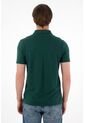 Camiseta Polo Manga Corta Verde Para Hombre de Tennis