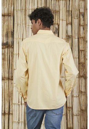 Camisa Amarilla Para Hombre