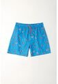 Tennis Pantaloneta De Baño Estampado Palmeras Para Hombre de Tennis