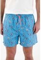 Tennis Pantaloneta De Baño Estampado Palmeras Para Hombre de Tennis