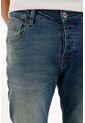 Tennis Jean Skinny Cinco Bolsillos Azul Para Hombre de Tennis