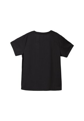 Camiseta Negra Estampada Para Mujer