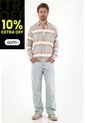 Tennis Camisa Con Diseño A Rayas Multicolor Para Hombre de Tennis