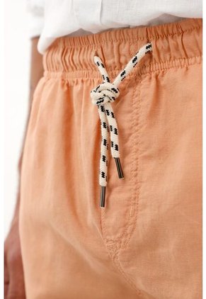 Tennis Bermuda Regular Fit Con Pretina Elástica Naranja Para Hombre