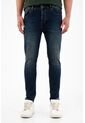 Tennis Jean Azul Super Skinny Con Iluminaciones Para Hombre de Tennis