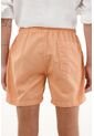 Tennis Bermuda Regular Fit Con Pretina Elástica Naranja Para Hombre de Tennis