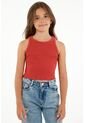 Camiseta Naranja Tipo Esqueleto Para Niña de Tennis