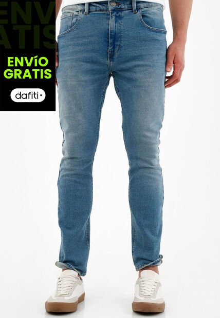 Tennis Jean Nudy Cinco Bolsillos Para Hombre