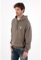 Tennis Buzo Tipo Hoodie Estampado Gris Para Hombre de Tennis