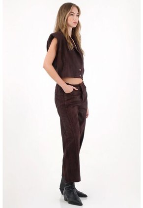 Tennis Chaleco Crop Con Estampado Animal Print Para Mujer