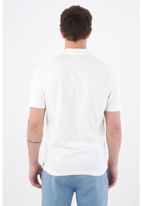 Tennis Polo Clásico Con Bordado De Raquetas En Algodón Blanco Para Hombre