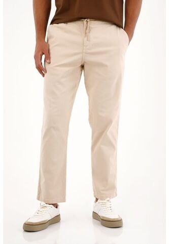 Tennis Pantalón En Dril Clásico Crudo Para Hombre Tennis