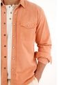 Tennis Camisa Naranja Manga Larga Para Hombre de Tennis