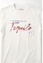 Tennis Camiseta Gráfica Regular Fit Con Print Tequila En Algodón Blanco Para Mujer de Tennis