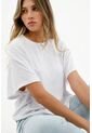 Camiseta Blanca Oversize Para Mujer de Tennis