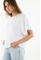 Camiseta Blanca Oversize Para Mujer de Tennis
