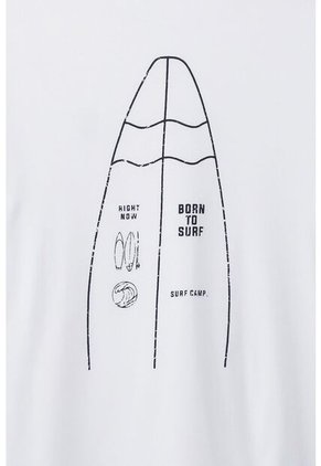 Tennis Camiseta Manga Corta Estampada Blanca Para Hombre