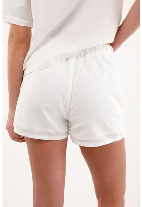 Tennis Bermuda Tradicional Corta Con Estampados Localizados Para Mujer