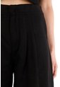 Tennis Pantalón Chino En 100% Lino Negro Para Mujer de Tennis