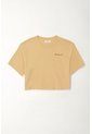 Tennis Camiseta Boxy Fit Con Mini Estampado Café Para Mujer de Tennis