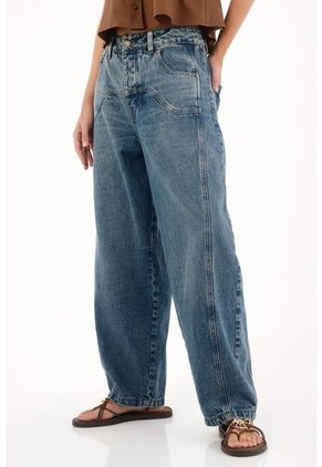 Tennis Jean Horseshoe De Tiro Bajo Con Cortes Decorativos Para Mujer