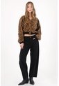Tennis Jean Slouchy Black Denim Para Mujer de Tennis