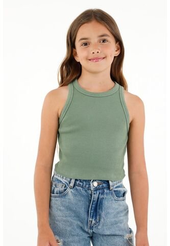 Camiseta Verde Tipo Esqueleto Para Niña Tennis