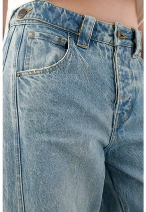 Tennis Jean Horseshoe Con Charretera Decorativa Para Mujer