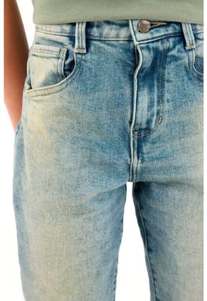 Jean Recto Tono Medio Claro Para Niño