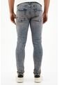 Tennis Jean Super Skinny Azul Con Cinco Bolsillos Para Hombre de Tennis