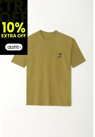 Camiseta En Jersey Flamé Verde Para Hombre Tennis