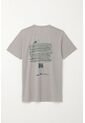 Tennis Camiseta Básica Manga Corta Gris Para Hombre de Tennis