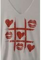 Tennis Camiseta Boxy Fit Manga Sisa Gris Para Mujer de Tennis