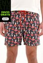 Tennis Pantaloneta De Baño Con Estampado De Hongos Multicolor Para Hombre de Tennis
