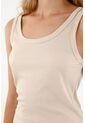 Tennis Camiseta Manga Sisa Ajustada Crudo Para Mujer de Tennis