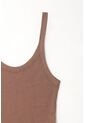 Tennis Camiseta De Tiras Ajustada Café Para Mujer de Tennis