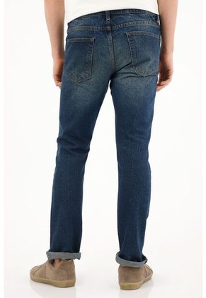Tennis Jean Classic Tono Azul Medio Para Hombre
