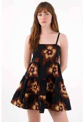 Tennis Vestido Corto Bordado Multicolor Para Mujer