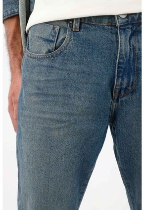 Tennis Jean Straight Vintage Azul Para Hombre