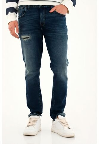 Tennis Jean Nudy Tiro Medio Con Parche Para Hombre Tennis