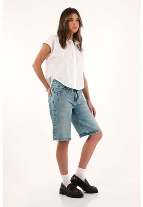 Tennis Camisa Blanca Manga Sisa Para Mujer