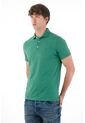 Tennis Polo Con Raqueta Bordada Verde Para Hombre de Tennis