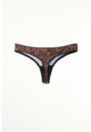 Tennis Panty Tipo Tanga Animal Print Para Mujer