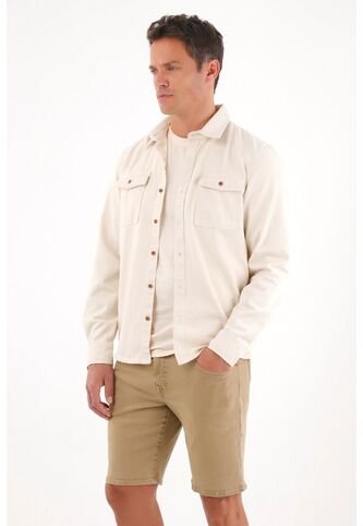 Tennis Bermuda Nudy Con Efecto Vintage Crudo Para Hombre Tennis