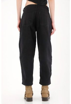 Tennis Pantalón Horseshoe Tiro Medio Negro Para Mujer