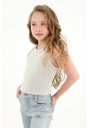 Camiseta Tipo Esqueleto Verde Para Niña