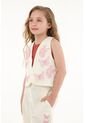 Chaleco Con Estampado De Mariposas Crudo Para Niña de Tennis