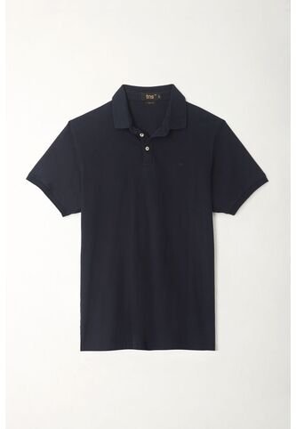 Tennis Polo Azul Cuello Tejido Para Hombre Tennis