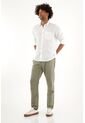 Tennis Pantalón Jogger Verde Bota Recta Para Hombre de Tennis